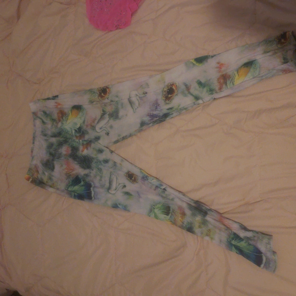 Jazzy Blue Colorful Leggings